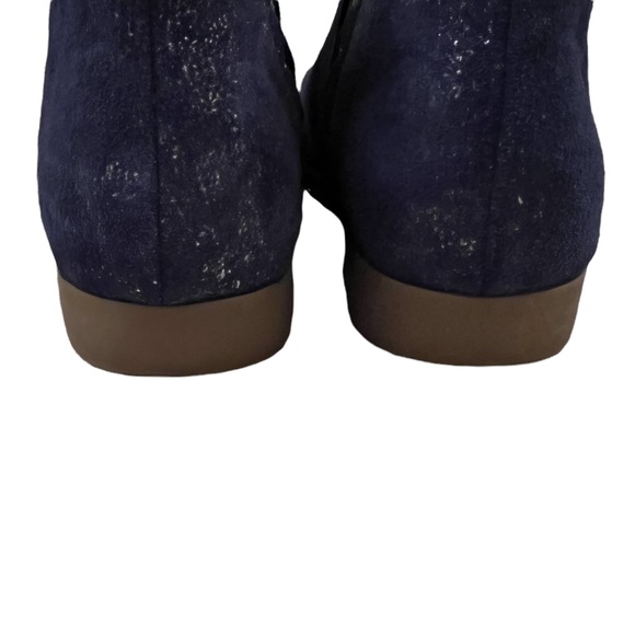 Lands’ End Blue/Gold Scalloped Booties Girls Size 5M - Picture 6 of 13